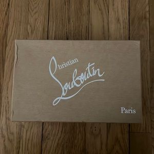 Christian Louboutin Loubigirl 100 Leather Sandal- White